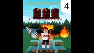 Build A Boat For Treasure [S4] [EP.4] | How Does Fire Alex Gamer Shower On Roblox? | Roblox