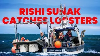 Rishi Sunak goes lobstering in Devon | Supporting our Fishermen