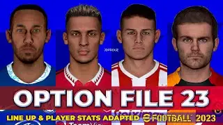 PES 2017 Option File 2022/2023 | Converted from eFootball