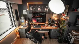 DREAM Home Office Desk Setup Tour - Work From Home Space!