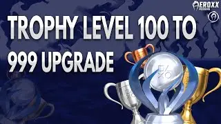 PSN Trophy Level 999 Upgrade (Level 100 to 999 Trophy Level BOOST)