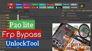 Huawei P20 lite FRP Bypass by UnlockTool | Huawei P20 lite Google Account Reset by UnlockTool 