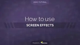 How to use Screen Effects template in AinTrailers v3 | Video Tutorial [After Effects]