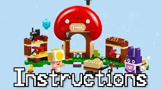 LEGO Mario: Nabbit at Toad's Shop Set Instructions! 71429