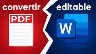 How to EASILY CONVERT a PDF to WORD Without Programs 