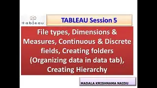 Tableau Session 5