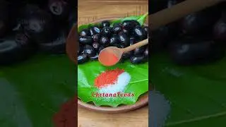 Spiced Jamun Fruit🤤 నేరేడు ఉప్పు కారం ఎవరికి ఇష్టం?🤔 Alla Neredu Pandu | Java Plum | Black Plum