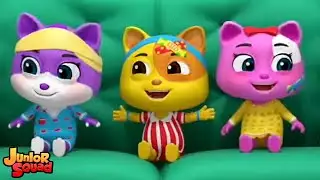 Пять маленьких котят прыгать на кровати малыш песенки и потешки от Kids Tv