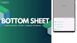 Bottom Sheet in Jetpack Compose using Kotlin | Android Studio