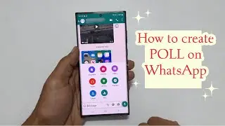 How to create Polls on WhatsApp Android - New Feature Update