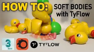 Create Soft Bodies with TyFlow | 3dsMax, Corona