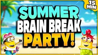 Summer Brain Break Party | Summer Games For Kids | Summer Freeze Dance | Just Dance | GoNoodle