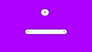 How to make Animated Search Bar using HTML and CSS | Easy Steps | Website Search Bar