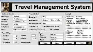 How to Create Travel Management System in Excel Using VBA With OO Approach - Full Tutorial