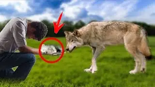 A dying wolf gave her cubs to this man, and in the morning he found a surprise on the doorstep!