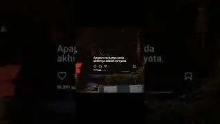 Apapun ceritanya, pada akhirnya adalah ternyata 