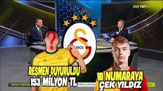 Transfer Resmen Açıklandı !! 153 Milyon TL !! 10 Numaraya Çek Yıldız !! l GALATASARAY