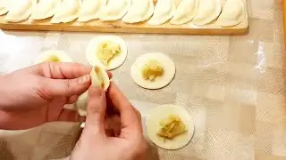 Вареники с картошкой - Вы влюбитесь в это тесто для вареников - Вкусный и простой рецепт!