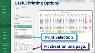 Excel Training Tip: Printing