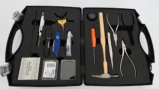 Boley service case with quality tools for clock 15 pcs