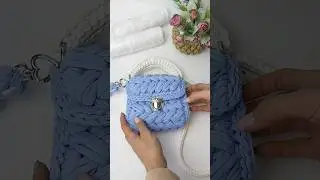 Crochet Mini Marshmallow bag 