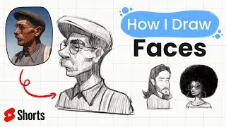 How I DRAW FACES | A Simple Process 