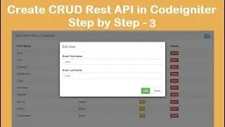 Create CRUD Rest API in Codeigniter Step by Step - 3