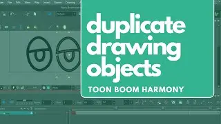 Toon Boom Harmony: Duplicate Drawing Objects Shortcut