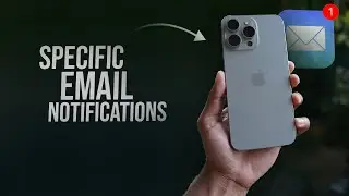 How to Get Notifications from Specific Email on iPhone (tutorial)