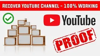 🔴 Live Proof - How to recover deleted YouTube channel | 100% working | Permanent Suspended Channel
