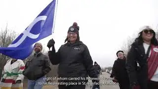 Louis Riel Walk Secretary  Grant Lacombe