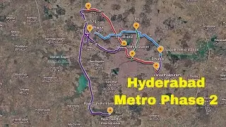 #Hyderabad #metro Phase 2 Update | Hyderabad #infra #developments