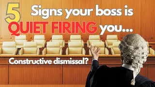 5 signs your boss is quiet firing you.