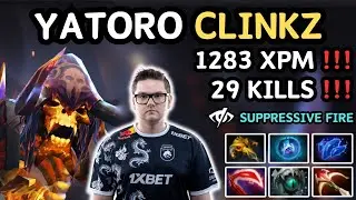 🔥 7.36 CLINKZ Suppressive Fire Highlights 29 KILLS 🔥 YATORO Cooking Pub Farming Kills - Dota 2