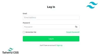 Tailwind Login Form With Password Visibility Toggle | Tailwind CSS Tutorial