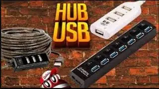 3 Tipos de HUB USB 2.0 (4 Portas , 7 Portas e Extensor HUB USB)