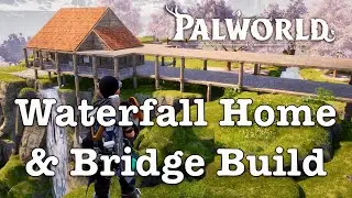 PALWORLD Waterfall Home & Bridge / New Base / Speed Build Video