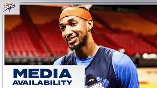 Aaron Wiggins Shootaround Media Availability | January 10, 2024 | OKC Thunder