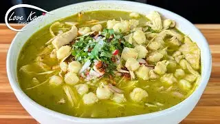 How to Make Pozole Verde de Pollo Green Chicken Pozole