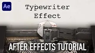 Typewriter Effect Tutorial - After Effects (Type Out Your Text)