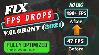 How To Fix Valorant FPS Drop in 2024 - (Fully Optimized to Boost)