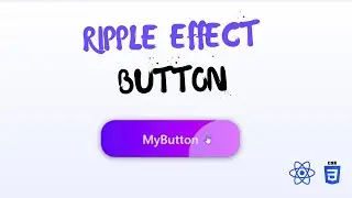 How To Create a Button in React Js With Ripple Effect Animation  - Step-by-Step Tutorial