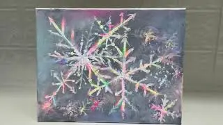 SNOWFLAKES ❄️ACRYLIC PAINTING TUTORIAL / Step By Step For Beginners