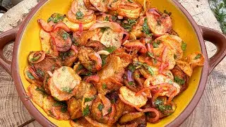 Taste bomb! Eggplant & Potato Salad Recipe!