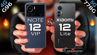 Infinix Note 12 VIP vs Xiaomi Mi 12 Lite 5G Camera | Body | AnTuTu | Benchmark  Full Comparison.