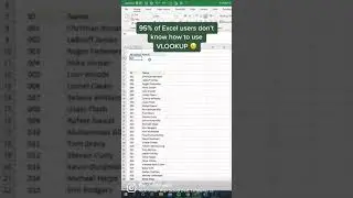 How to VLOOKUP in 30 seconds