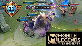 MLBB WTF MOMENTS EPISODE #11  | EPIC FAILS AND WINS | MOBILE LEGENDS WTF MOMENTS