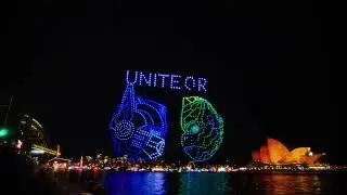 Transformers: Rise of the Beasts | VIVID Sydney Drone Show | Paramount Pictures Australia