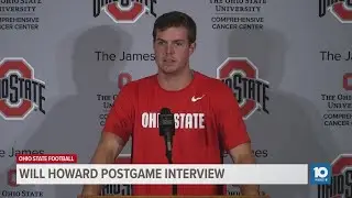 Will Howard postgame interview | Ohio State vs. Akron