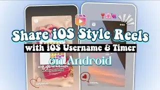 Add iOS Style Reels on Story in Instagram Android (no PNG and timer GIF needed)